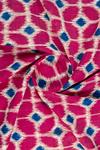 Pink and Blue Cotton Ikat